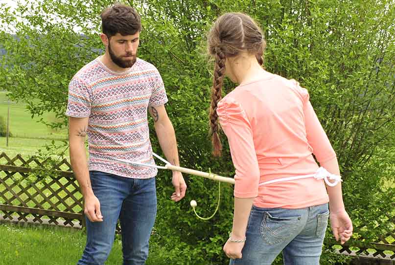 Bâton des Inuit jeu en bois fabrication française